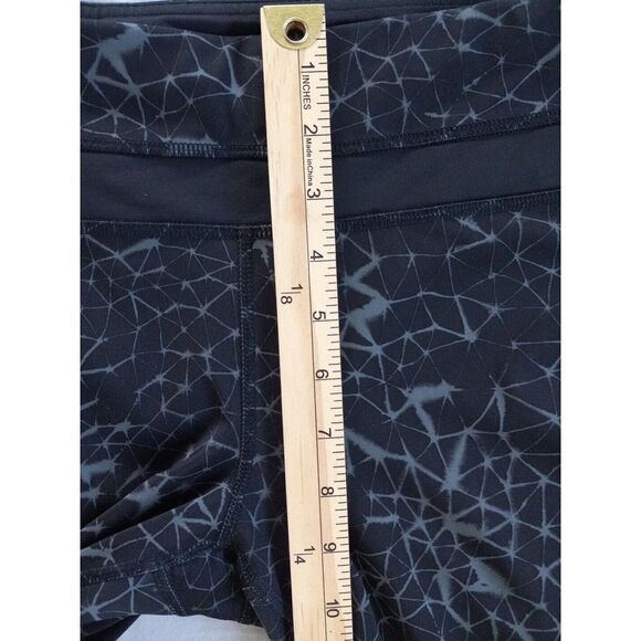 Lululemon Women's 8 Waistband Stretch Sweat Yoga Capri Zip Media Pocket Thunder - Picture 8 of 13